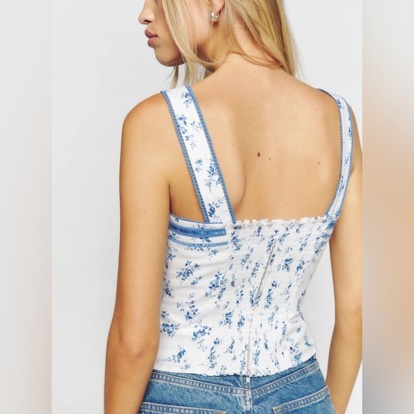 Reformation Eloise Linen Top - Picture 2 of 8